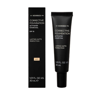 Korres Corrective Foundation Activated Charcoal SPF15