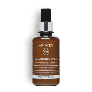 Apivita 3 in 1 Cleansing Milk – Face & Eyes