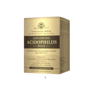 Solgar Advanced Acidophilus Plus Vegetable (60 Vegetable Caps)