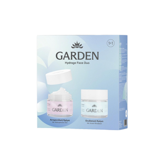 Garden Hydra Age Face Duo | Anti-Wrinkle Cream with Hyaluronic Acid 50ml + Moisturizing Cream with White Water Lily 50ml