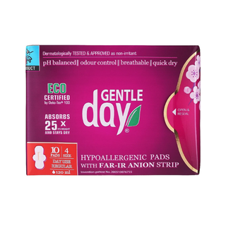 Gentle Day Organic Cotton Absorbent Liners w/ FAR-IR Anion Strip 20pc