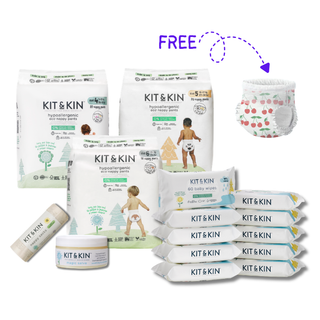 Monthly Baby Essential Bundle - with Kit & Kin Nappy Pants