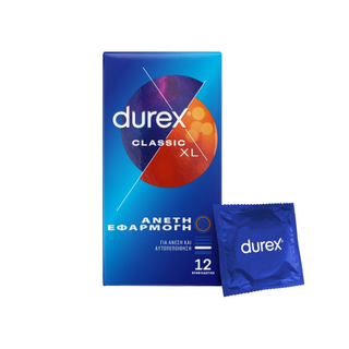 Durex Classic XL Comfortable Fit (57mm) 12pieces