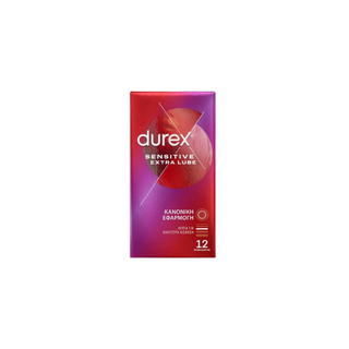 Durex Sensitive Extra Lube Condoms 12pieces