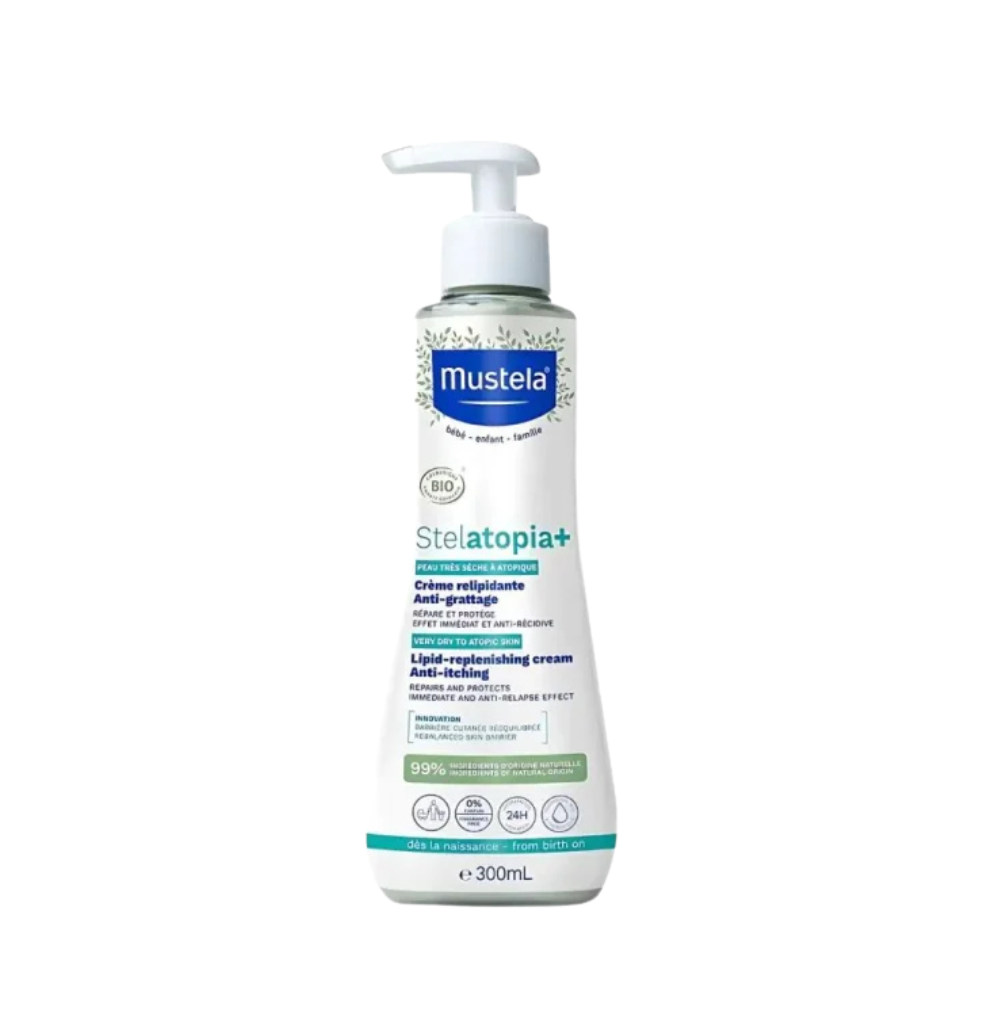 Mustela Stelatopia Emollient Cream 300ml – Well Earth Concept Store