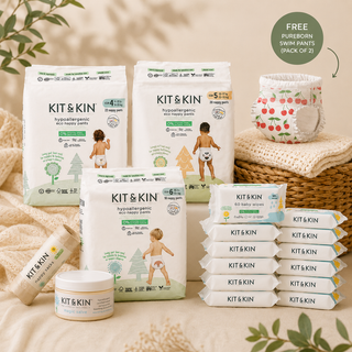 Monthly Baby Essential Bundle - with Kit & Kin Nappy Pants
