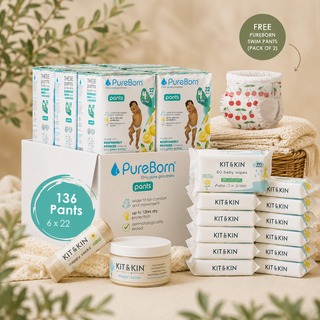 Monthly Baby Essential Bundle - with Pureborn Nappy Pants