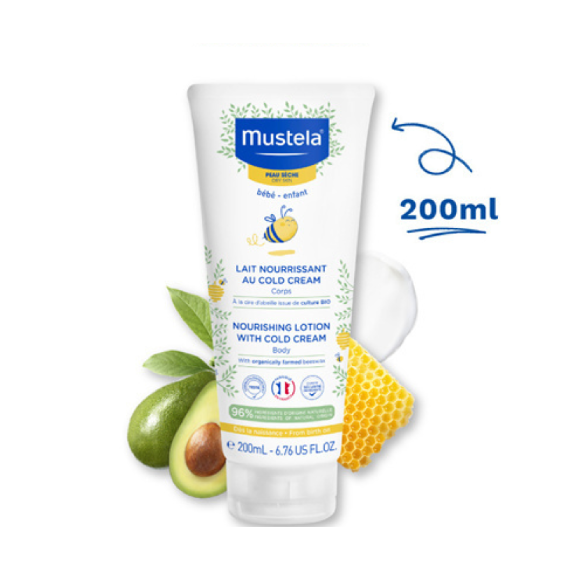 Mustela Nourishing Lotion With Cold Cream 200ml – Well Earth